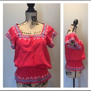 American Eagle 礪 SZ Medium reddish pink shirt